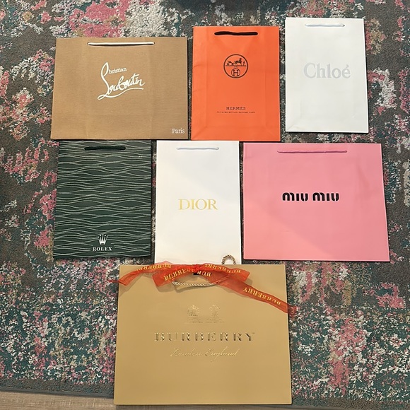 8x10” Luxury Designer Shopping Bag Art - Picture 3 of 10